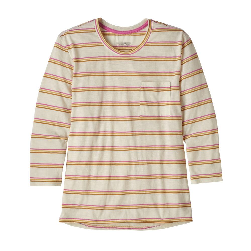 Patagonia Mainstay 3/4 Sleeved Striped Top Size XL✨